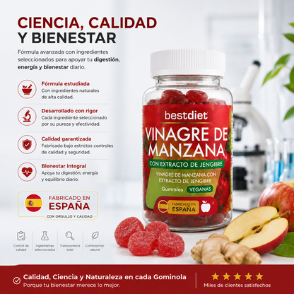 Despídete de la Hinchazón y los Antojos, y Recupera la Salud de tu Intestino con BestDiet Gummies