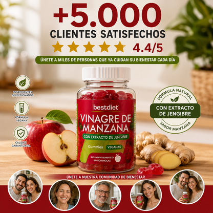 Despídete de la Hinchazón y los Antojos, y Recupera la Salud de tu Intestino con BestDiet Gummies