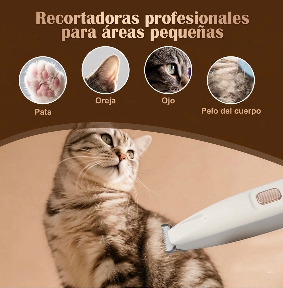 PawCare Pro - Recortadora de pelo para mascotas